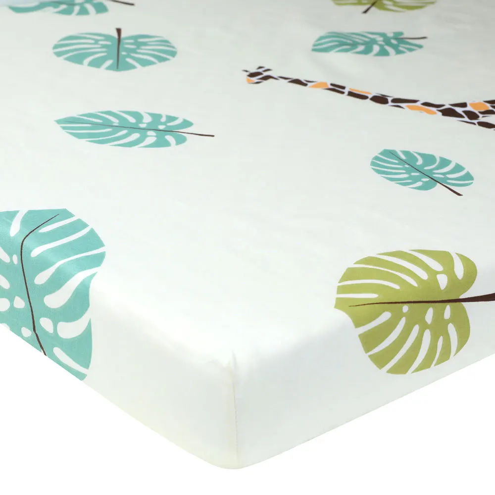 100% Cotton Crib Fitted Sheet Soft Baby Bed Mattress Cover Protector Cartoon Newborn Bedding For Cot Size 130*70cm 100% Cotton Crib Fitted Sheet Soft Baby Bed Mattress Cover Protector Cartoon Newborn Bedding For Cot Size 130*70cm
