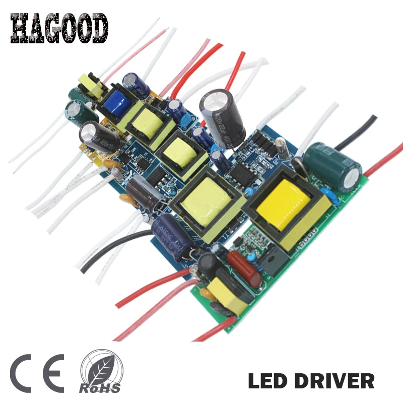 

1pcs Lighting Transformer 1-36W LED Driver AC85-265V Constant Current 300mA DC3-136V Power Supply Adapter for Led Lamp Spotlight