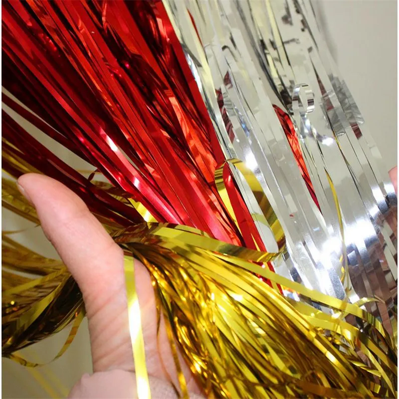 

5pcs colorful balloons rain curtain (1M*1M) gold "bottom halloween christmas wedding photo wall materials party decorations