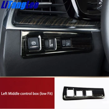 

Litanglee Left Centre Panel Decoration Frame Titanium Black Stainless Steel For Cadillac XT5 Low Configuration Car Styling