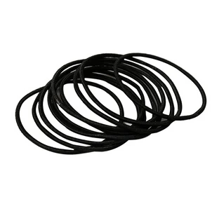thin black hair band