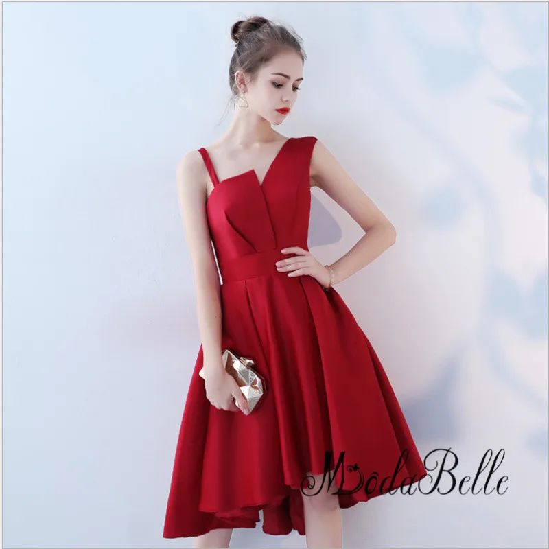 Modabelle асимметричное бальное платье с коротким рукавом вечерние платья 2018