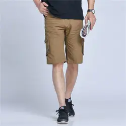 2019 новые летние мужские повседневные шорты Уличная штаны для бега карго шорты мужские свободные рабочие шорты хлопок Большие размеры