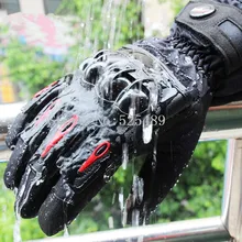 2016 Winter Warm Touch Screen Motorcycle Gloves Leather Waterproof Windproof Motocross Gloves guantes moto luvas da motocicleta