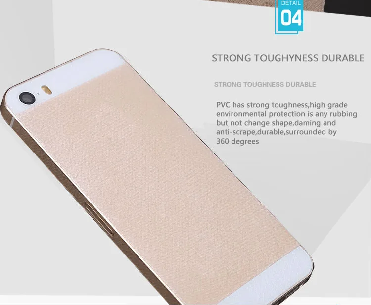 2016NEW matte transparent back film stickers for iphone 44s55sin mobile screen protector highscreen (12)
