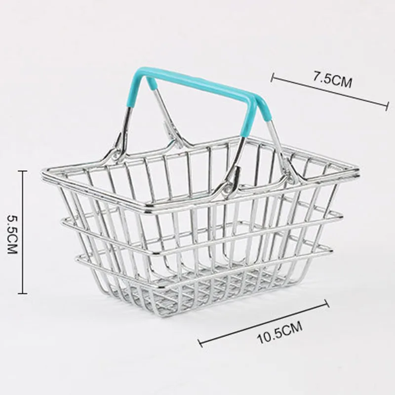 Portable Mini Supermarket Shopping Basket Shopping Basket Home Debris Storage Basket Portable Mini Supermarket Shopping Basket Shopping Basket Home Debris Storage Basket