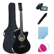 

38 Inch Missing Angle Guitar Full Equipment Beginner Introduction Acoustic Guitar musical music instrument synthesizer WJ-JX6