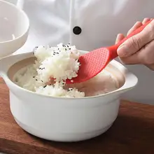 Силиконовые рисовые ложки многофункциональные высокотемпературные стойкие ложки теплоизоляционное покрытие ложка посуда