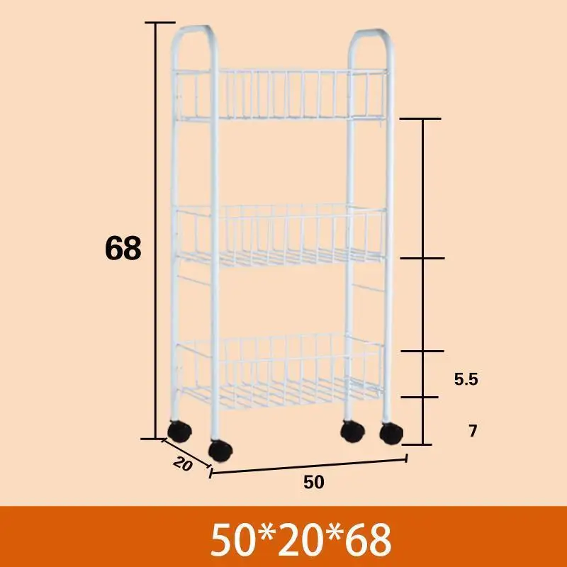 Etagere дальность кухни леса Cosas De Cocina Органайзер полки тележки с колесами кухонные полки для хранения - Цвет: Version U