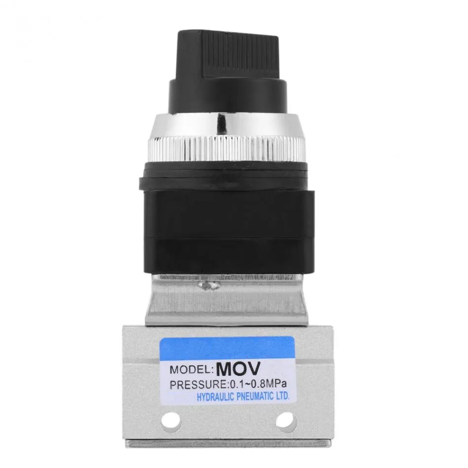 WALFRONT механический воздушный клапан 2-ходовой 2-х позиционный ручной Управление пневматический клапан G1/8 нитки Воздушный трубопровод Управление; плунжер клапана