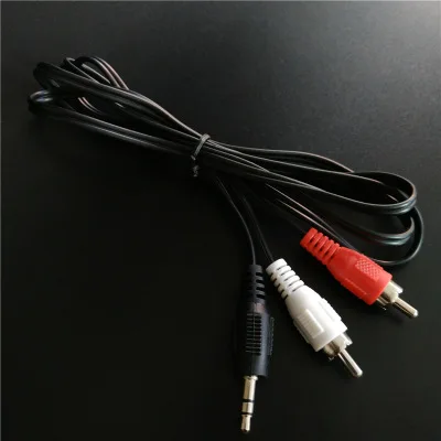 

RCA Cable 2RCA to 3.5 Audio Cable RCA 3.5mm Jack RCA AUX Cable for DJ Amplifiers Subwoofer Audio Mixer Home Theater DVD