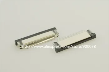 

1000pcs/ Tape & Reel FPC connector 0.50 mm 0.020" 28 Position Bottom Contact Right angle SMD ZIF Slide Lock Surface Mount