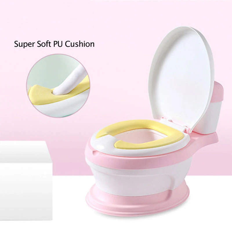 6 Months To 8 Years Simulated Toilet Portable Children's Potty Baby Potty Training Girls Boy Kids Newborns Toilet Seat Nursear - Цвет: 9 baby potty Pink