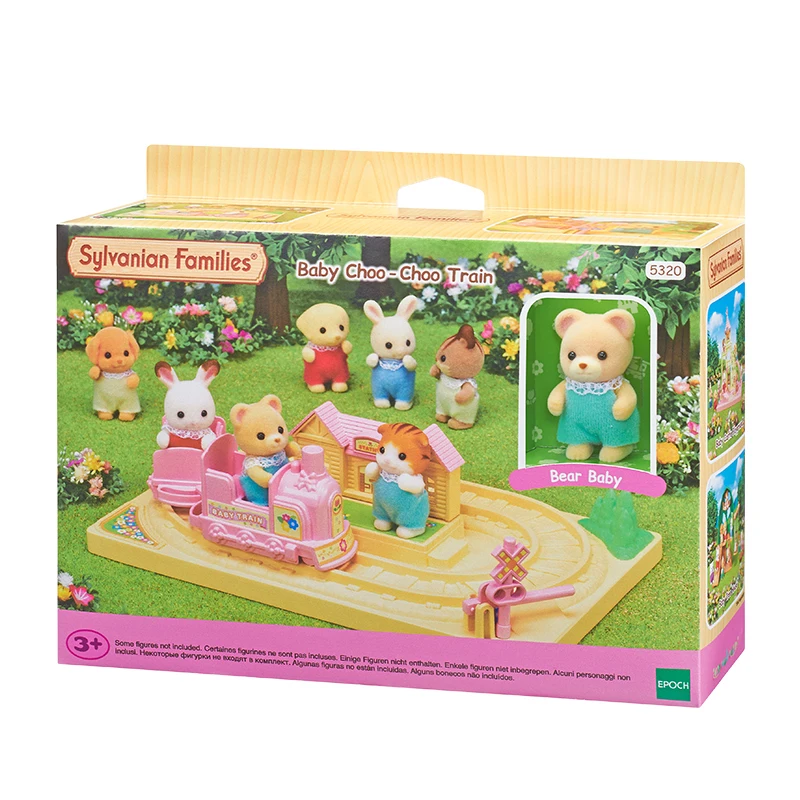 Sylvanian Families кукольный домик детский Паровозик Choo-Choo игрушка фигурка игровой набор девочка детский подарок#5320 Новинка