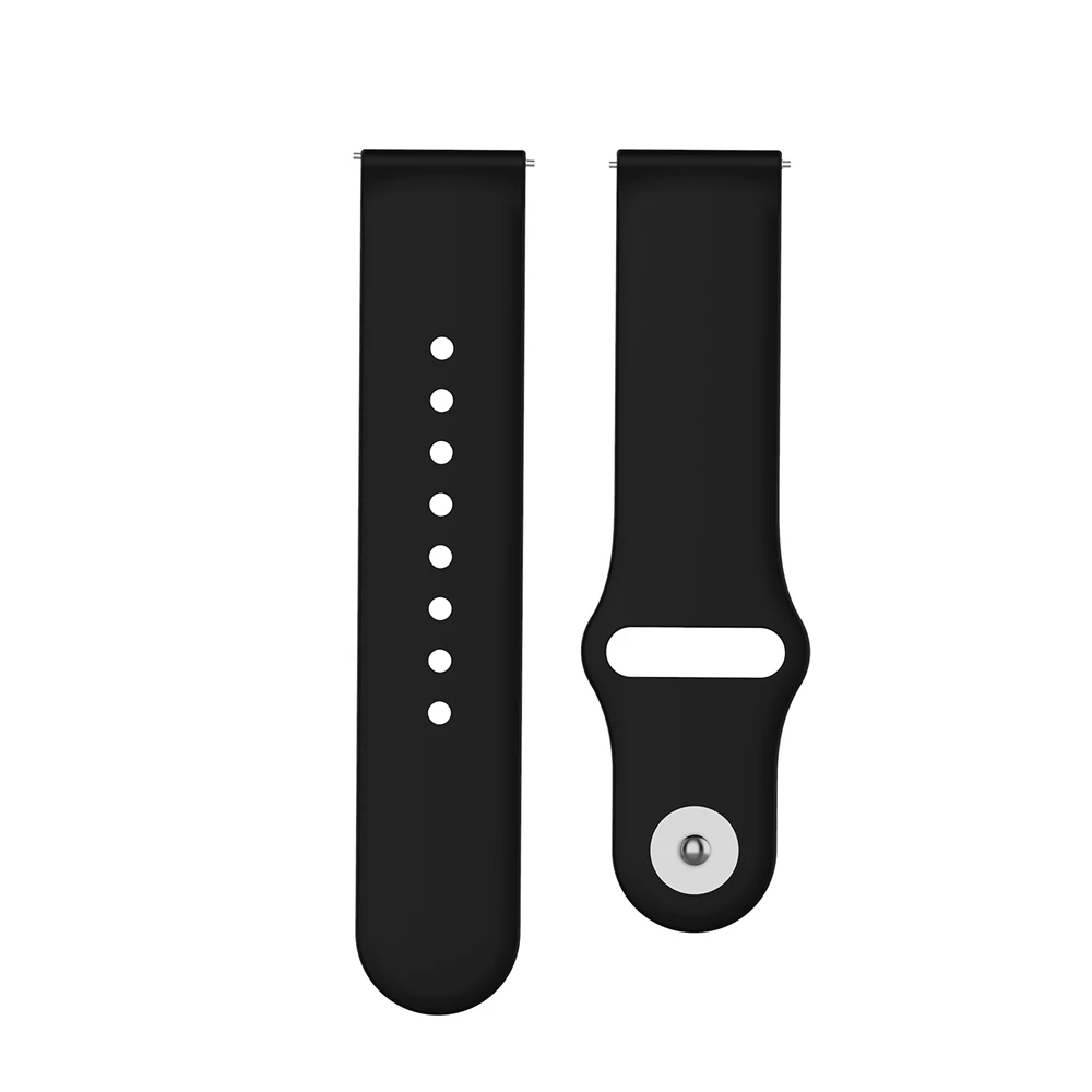 20 мм силиконовый ремешок для Amazfit bip Smartwatch сменный ремешок на запястье для samsung Galaxy watch Active/42 мм влагостойкий ремешок для часов