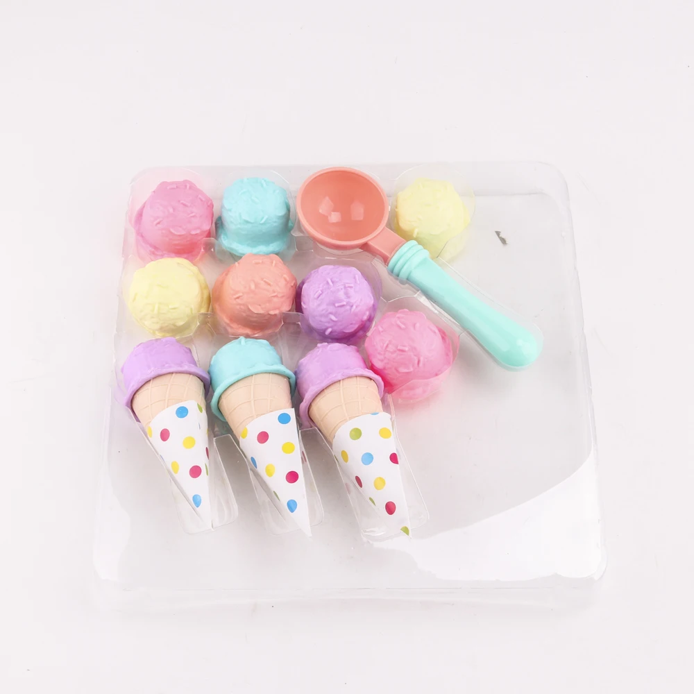 17Pcs Simulation Ice Cream Play Set Pretend Play Toys