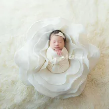 Процесс шерстяное одеяло стереоскопического цветок новорожденных Фотография Опоры flokati цветок в форме позирует корзина фон для фото