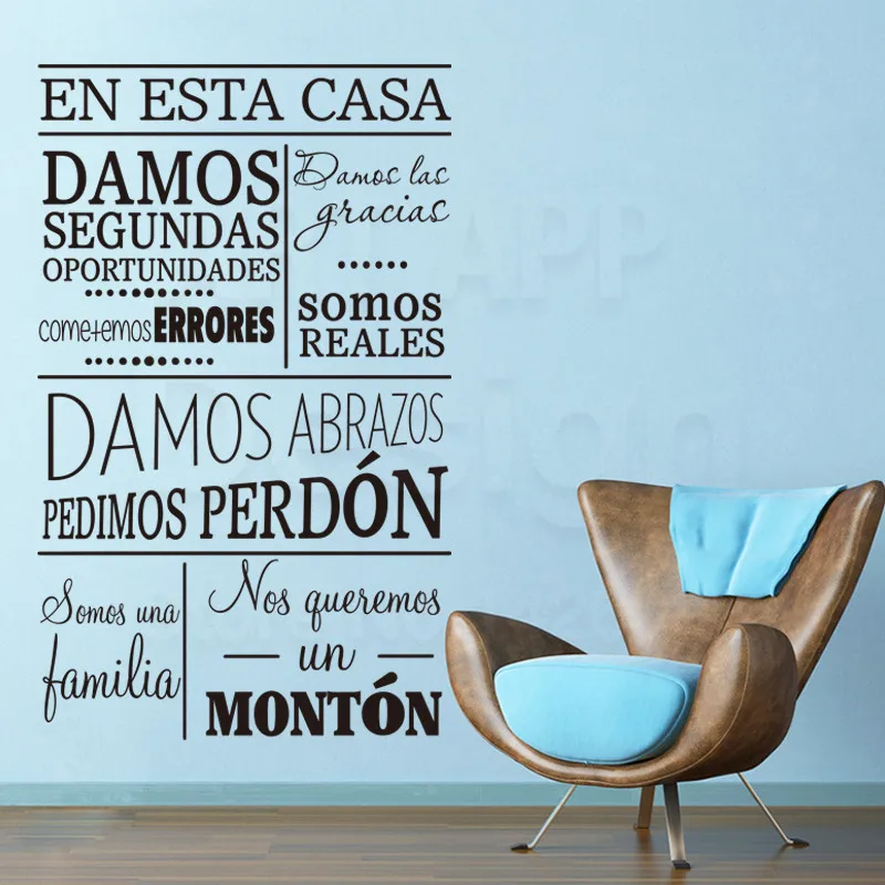 10 Commandments Spanish Vinyl Wall Decal Ten Spanish Wall Decals