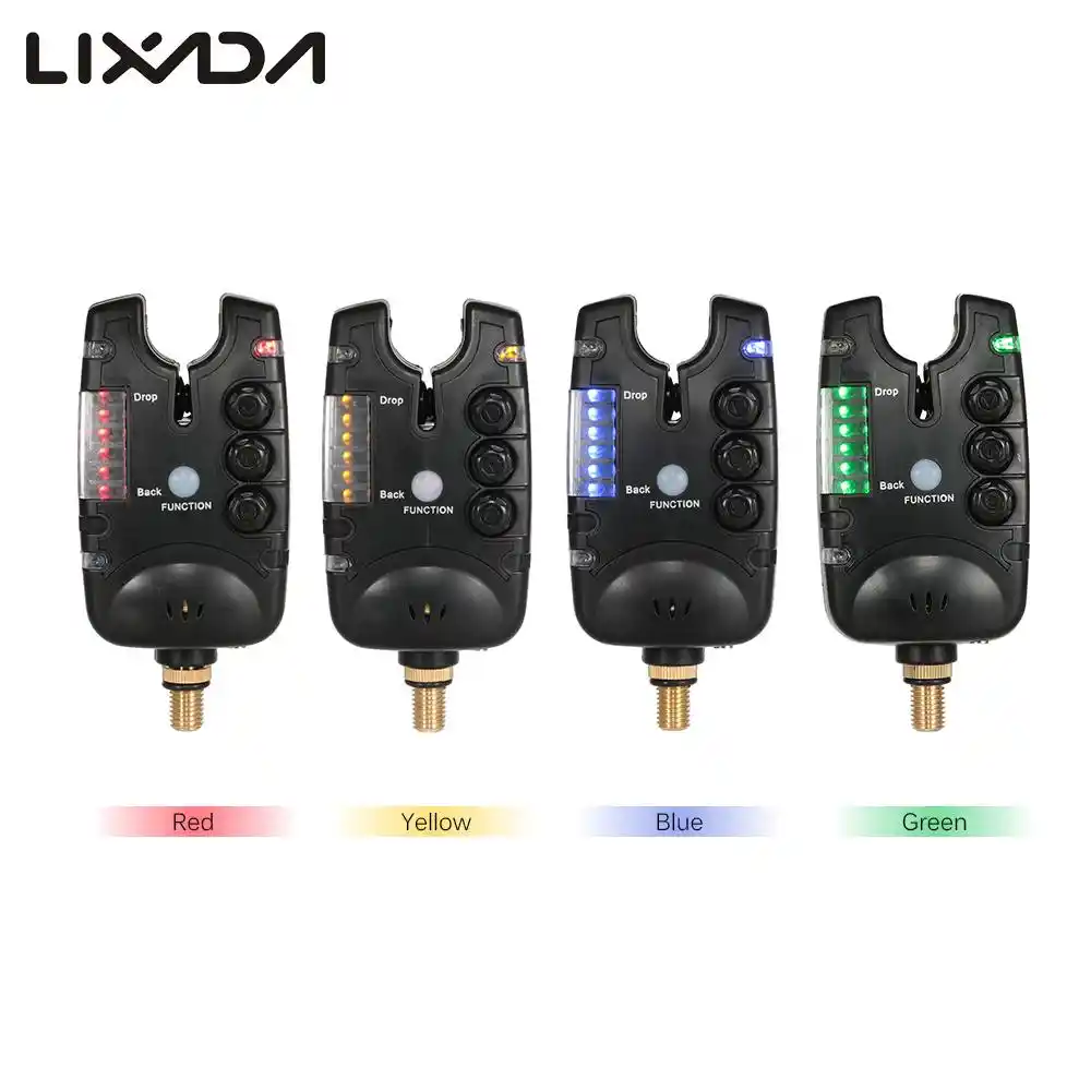 Lixada 6+1 Funk Bissanzeiger Digital Angeln Bite Alarm Sound LED Indikator C5C6 Lixada 6+1 Funk Bissanzeiger Digital Angeln Bite Alarm Sound LED Indikator C5C6