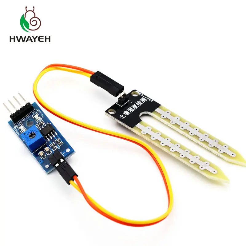 Soil Humidity Hygrometer Moisture Detection Sensor Module Arduino With Wires Hot