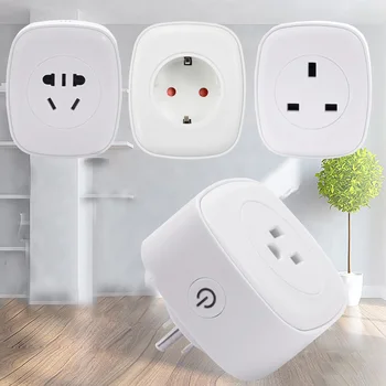

RorainT Wifi Smart Socket Phone APP Voice Switch Control Socket Power Statistics Timing ALEXA Google Home Voice Control Socket