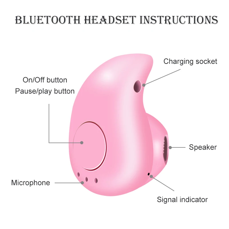 Мини беспроводные Bluetooth наушники в ухо наушник S530 Hands free наушники Blutooth стерео Auriculares наушники гарнитура телефон