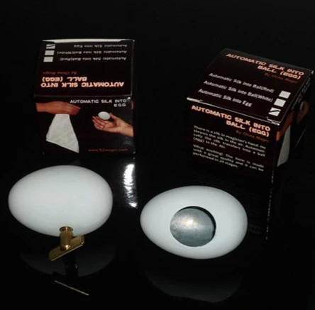 

Automatic Silk into Ball (egg) -White -Trick , coin magic ,fire magic,magic tricks,fire,props,dice,comedy,mental magic
