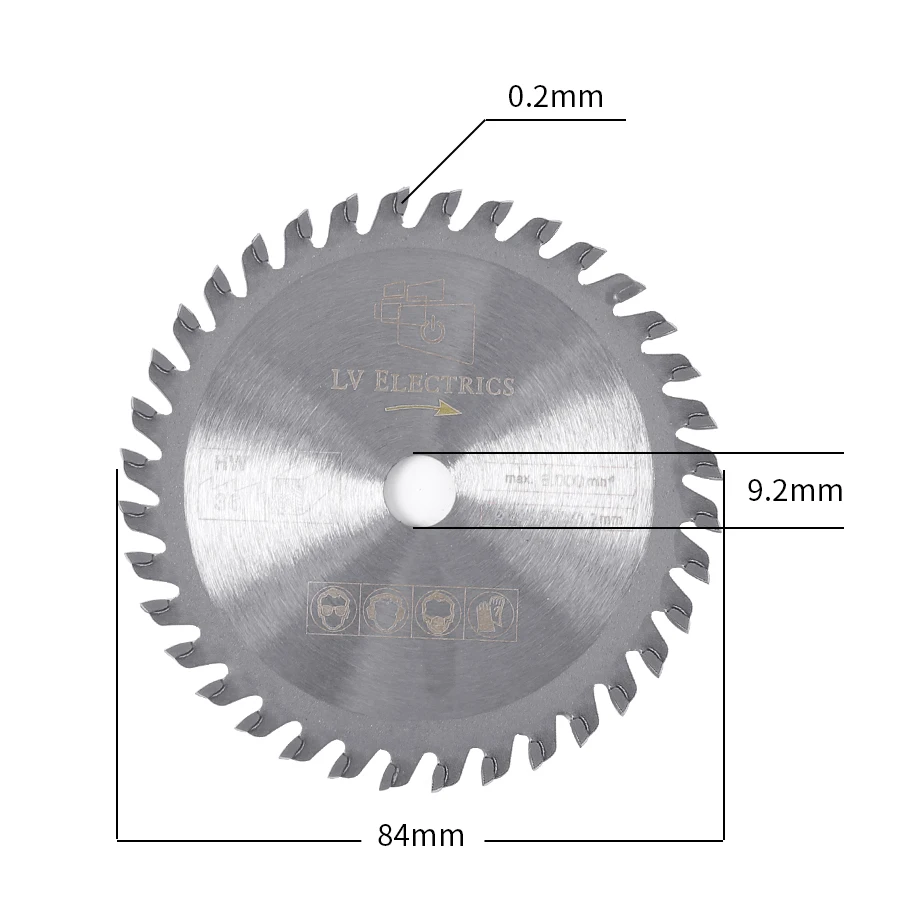 

5pcs Blades 36tooth blade for electric mini circular saw accessories for Multi Function electric mini saw