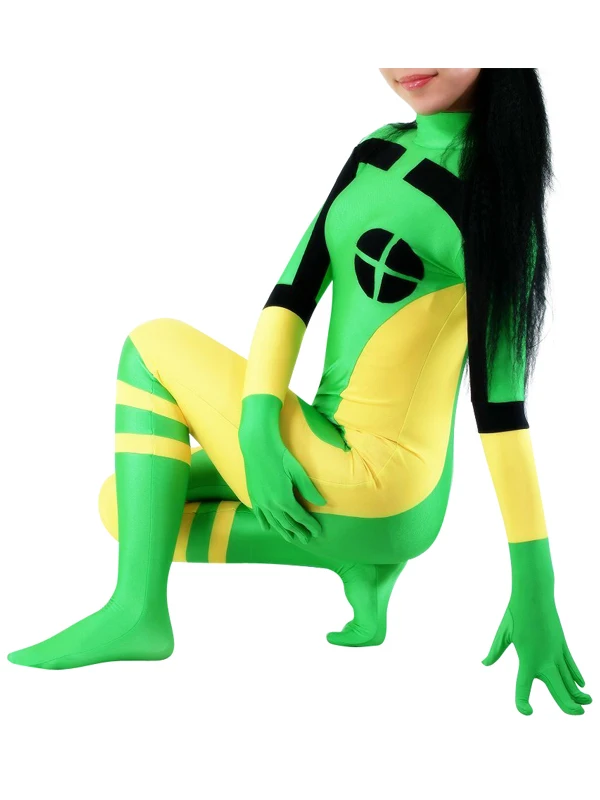 Buy Zentai Lycra Spandex Rogue X men Costume for