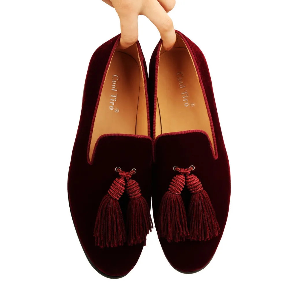velvet slippers Tassel (5)