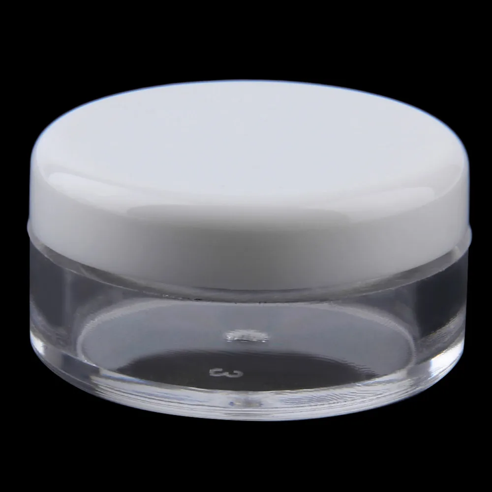 

Top Quality 1Pcs Cosmetic Empty Jar Pot Eyeshadow Makeup Face Cream Lip Balm Container