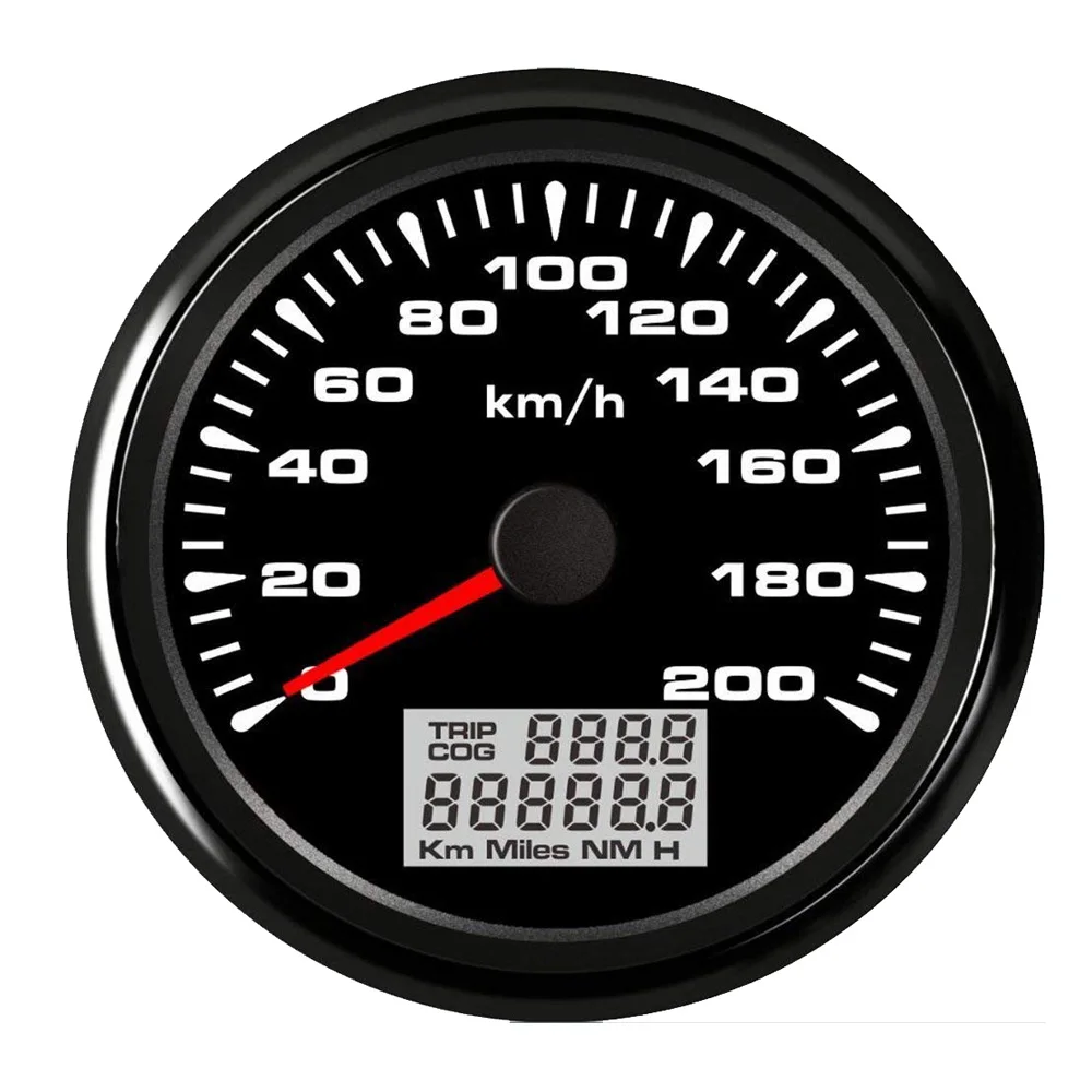 120 км/ч 200 GPS Спидометр лодочный автомобильный двигатель с 7 цветсветильник кой