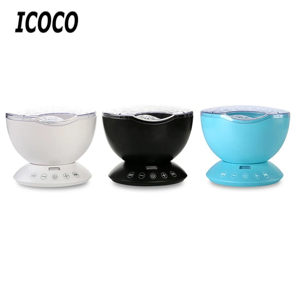 ICOCO 7 цветов USB волны океана звездное небо светодиодный проектор Ночник Новинка RC