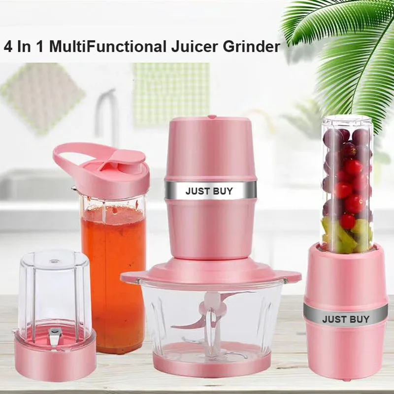

BPA FREE 500W Multifunction Portable Personal Blender Mixer Food Processor Juicer Bottle Meat Grinder Baby Food Maker