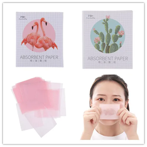 50Pcs/Pack Deep Cleansing Oil Control Tool Facial Oil Blotting Papers Oil Absorbing Sheets Face Cleanser Acne Treatment