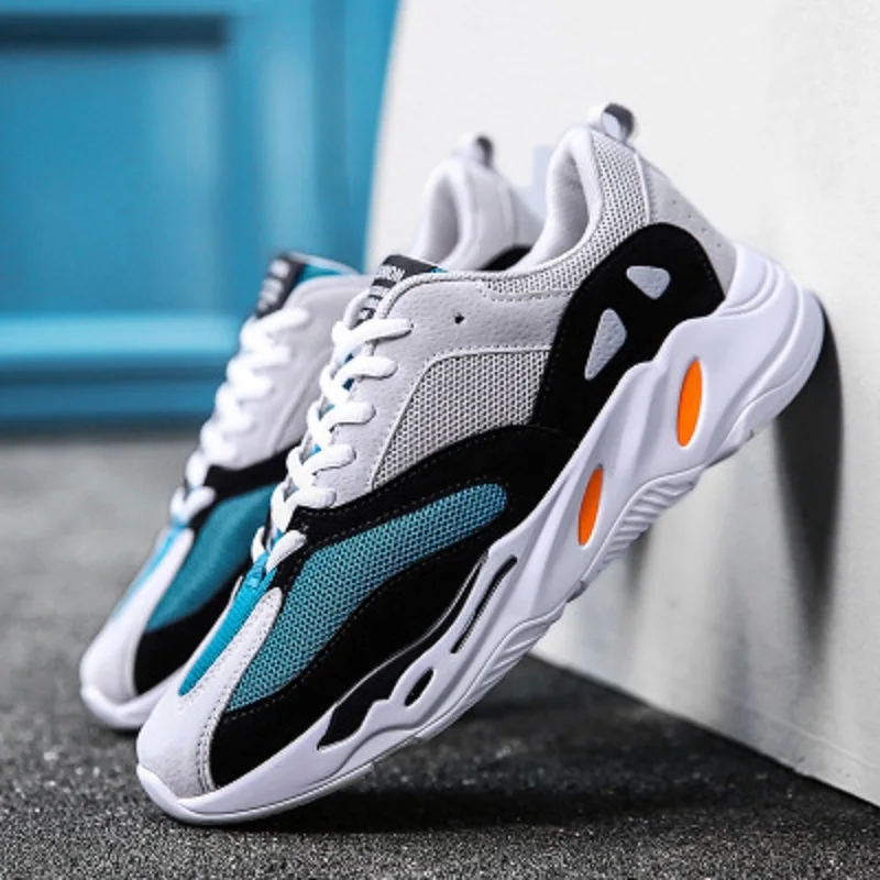 

QIUBOSS Spring Popular Breathable men high quality casual shoes fashion men's sneakers comfortable soft shoes Chaussures Q167