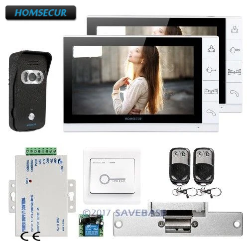 

HOMSECUR 9" Hands-free Video Door Entry Security Intercom with Outstanding Video&Audio Performance