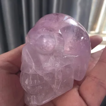 

11.11 SPECIAL OFFER AMSK20 Crystals Skull 264g Natural Amethyst Skull Healing Reiki Special Point Crystal Skull Decoration