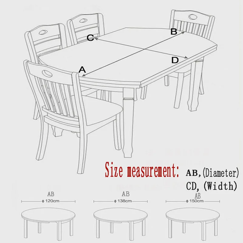 البيضاوي طاولة شفافة يغطي ل طاولة طعام ديكور Pvc مفرش طاولة من البلاستيك المنسوجات المنزلية الكريستال المفارش سادة مفارش المائدة