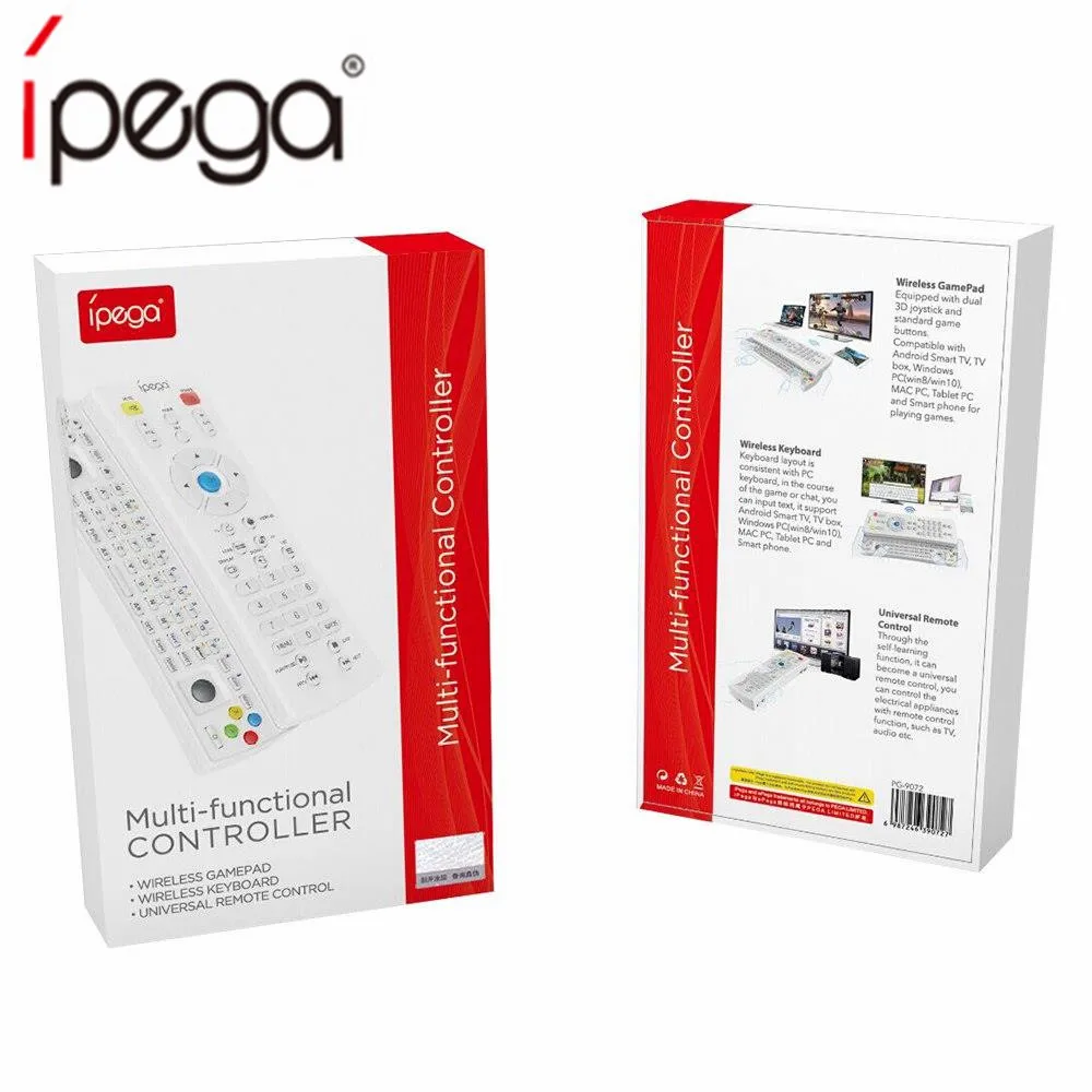 Ipega PG 9072 Android Smart TV Box Игровая приставка PC Gamer игровая клавиатура беспроводной Bluetooth