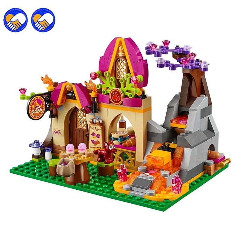 

A toy A dream LELE 79222 Elves Azari The Magical Bakery Building Blocks Friends Girls Princess Fairy Gift Toys Legoingly 41074