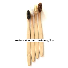 Натуральная деревянная ручка бамбуковый древесный уголь зубная щетка с мягкой щетиной нано-щетка для взрослых Дорожная зубная щетка уход за полостью рта скребок для языка