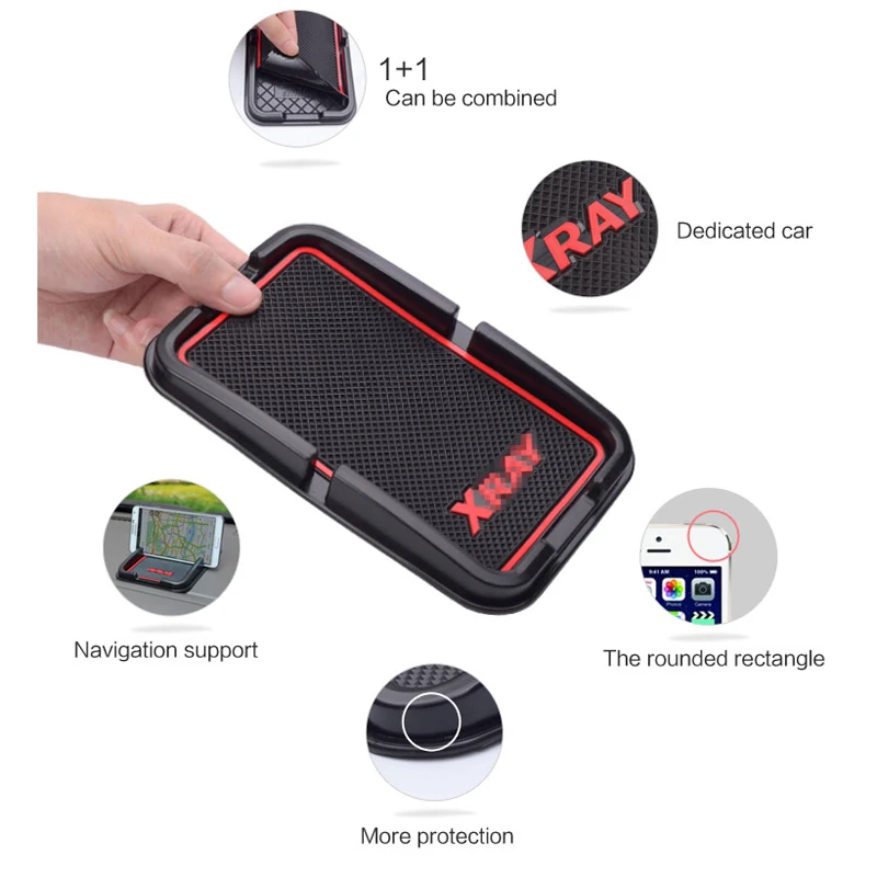 Skidproof Pad/Car Anti-slip Mat for Lada XRAY VESTA LADA Priora LARGUS Car Dashboard Key GPS Navigator Mobile phone