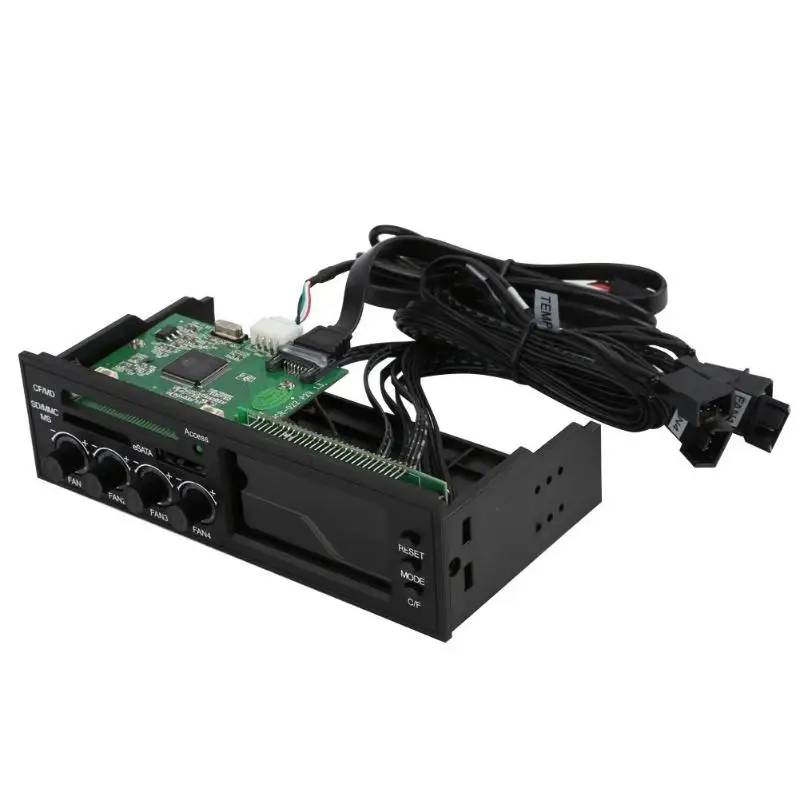 

4 Channel CD-ROM Built-in Card Reader with Fan Speed Controller LED Light