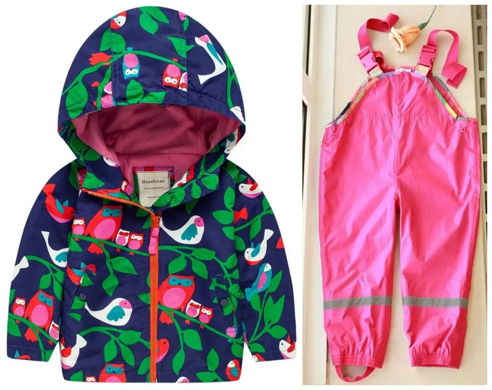 Для мальчиков и девочек, повседневная одежда, осень и зима, детские, защита от ветра, от дождя детская одежда Детский комплект утолщение Верхняя куртка лыжный костюм - Цвет: Photo Color7