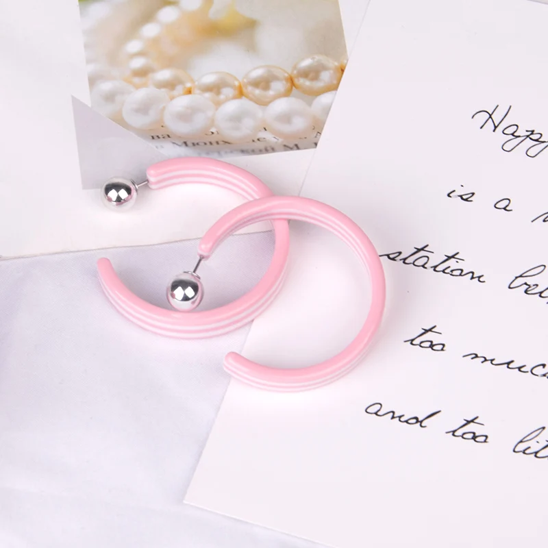 GuanLong Vintage Resin Round Earrings for Women Fashion Jewelry Big Geometric Circle Acrylic Party Large Drop Earring Brincos (3)