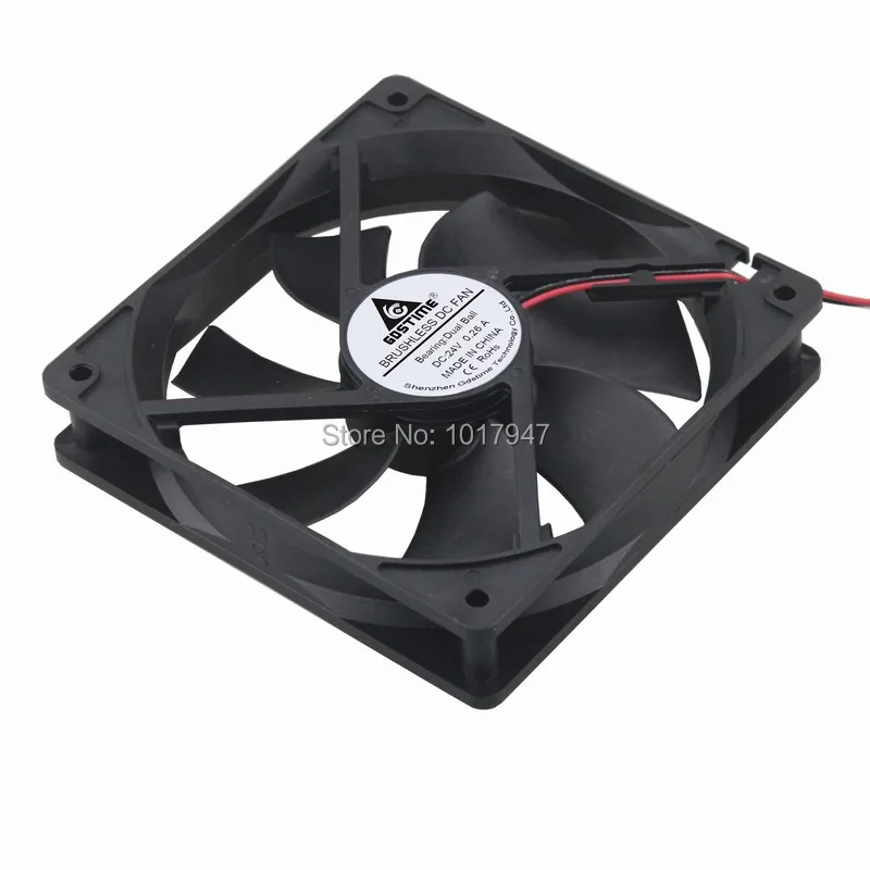 Кулер Gdstime для ПК 24 В 2 контакта 3000 об./мин. 120 мм x 25 мм|120mm fan|fan pccooler cooler |