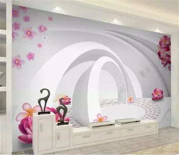 

Custom Any Size 3D Mural Wallpaper Fashion Fantasy Flower 3D Stereo Living Room TV Background Wall Decoration Mural Wallpape
