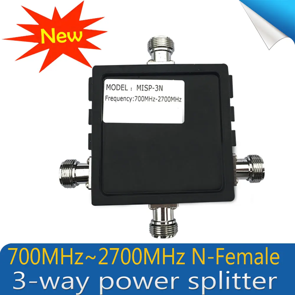 

3 Way Power Splitter 3-Way 800-2500mhz Frequency Power Divider For Mobile Cell Phone Signal Booster Repeater