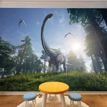 Переводные картинки с изображением динозавра на стену детские комнаты искусство для детской комнаты дети мультфильм плакат Рождественский подарок украшение дома